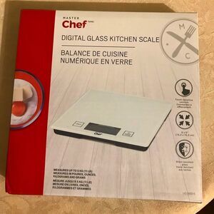 Master Chef Digital Glass Kitchen Scale New​